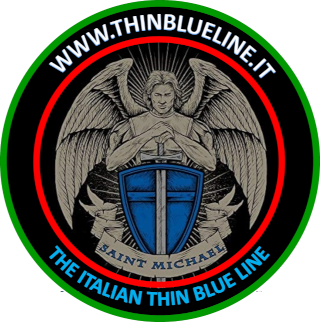 the italian thin blue line logo